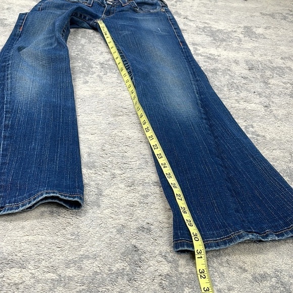 True Religion Joey Bootcut Flare Jeans Pony Express Rodeo Festival Y2K Sz 29 - Picture 12 of 15